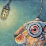 Night Mail, painted by renowned UK fantasy artist Ann Richmond, is a captivating piece of fantasy art featuring a pair of steampunk couriers—a hare and a squirrel. Part of the Otherwurlde Collection—and created in collaboration with writer Gary Hyland—the piece transports viewers into a magical realm where armoured animals and evocative narratives come to life. Offered as affordable art with story, collectors can choose between the original artwork and an exclusive range of fine-art prints. Discover the enchantment at Otherwurlde.com.