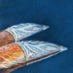 Night Mail, painted by renowned UK fantasy artist Ann Richmond, is a captivating piece of fantasy art featuring a pair of steampunk couriers—a hare and a squirrel. Part of the Otherwurlde Collection—and created in collaboration with writer Gary Hyland—the piece transports viewers into a magical realm where armoured animals and evocative narratives come to life. Offered as affordable art with story, collectors can choose between the original artwork and an exclusive range of fine-art prints. Discover the enchantment at Otherwurlde.com.