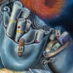 Night Mail, painted by renowned UK fantasy artist Ann Richmond, is a captivating piece of fantasy art featuring a pair of steampunk couriers—a hare and a squirrel. Part of the Otherwurlde Collection—and created in collaboration with writer Gary Hyland—the piece transports viewers into a magical realm where armoured animals and evocative narratives come to life. Offered as affordable art with story, collectors can choose between the original artwork and an exclusive range of fine-art prints. Discover the enchantment at Otherwurlde.com.