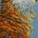 'Sunny Side Up!' This beautiful painting celebrates the noble fox at his best, as he stares awestruck at a glowing sunflower in all its glory. While it's true that you should 'never stare at the sun', we'd make an exception for this one! Painted by renowned UK wildlife artist Ann Richmond, the artwork comes alive with vibrant brush strokes over a richly textured canvas, capturing the delicate interplay of nature in a moment of quiet wonder. Each piece in The Wylde Ones is rendered in Richmond’s fresh, energetic, and gestural new style—a deliberate departure from her works in The Otherwurlde Collection. The backgrounds are carefully matched to hues from a heritage palette we affectionately call “Barrow & Fall”; complementing these striking and distinctive portrayals of British wildlife. Discover the original works and fine-art prints at Otherwurlde.com.