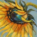 'Sunny Side Up!' This beautiful painting celebrates the noble fox at his best, as he stares awestruck at a glowing sunflower in all its glory. While it's true that you should 'never stare at the sun', we'd make an exception for this one! Painted by renowned UK wildlife artist Ann Richmond, the artwork comes alive with vibrant brush strokes over a richly textured canvas, capturing the delicate interplay of nature in a moment of quiet wonder. Each piece in The Wylde Ones is rendered in Richmond’s fresh, energetic, and gestural new style—a deliberate departure from her works in The Otherwurlde Collection. The backgrounds are carefully matched to hues from a heritage palette we affectionately call “Barrow & Fall”; complementing these striking and distinctive portrayals of British wildlife. Discover the original works and fine-art prints at Otherwurlde.com.