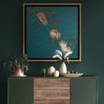 'The Great Divide...' is a loose sequel to the earlier piece 'Three Thieves!'. Our trio of berry-snatching field mice have now reached the enticing berry that's been just out of reach to this point... Now comes the REALLY hard part: dividing up the spoils! Painted by renowned UK wildlife artist Ann Richmond, the artwork comes alive with vibrant brush strokes over a richly textured canvas, capturing the delicate interplay of nature in a moment of quiet wonder. Each piece in The Wylde Ones is rendered in Richmond’s fresh, energetic, and gestural new style—a deliberate departure from her works in The Otherwurlde Collection. The backgrounds are carefully matched to hues from a heritage palette we affectionately call “Barrow & Fall”; complementing these striking and distinctive portrayals of British wildlife. Discover the original works and fine-art prints at Otherwurlde.com.