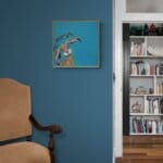 'Bad Hare Day…' is a whimsical study of a young hare sheltering beneath a leaf in a rainstorm — blissfully unaware that it’s dripping more water than it’s stopping. Raindrops splash and scatter across his fur in a scene full of humour, charm, and countryside mischief. A scene full of mischief, warmth, and woodland charm Painted by renowned UK wildlife artist Ann Richmond, the artwork comes alive with vibrant brush strokes over a richly textured canvas, capturing the delicate interplay of nature in a moment of quiet wonder. Each piece in The Wylde Ones is rendered in Richmond’s fresh, energetic, and gestural new style—a deliberate departure from her works in The Otherwurlde Collection. The backgrounds are carefully matched to hues from a heritage palette we affectionately call “Barrow & Fall”; complementing these striking and distinctive portrayals of British wildlife. Discover the original works and fine-art prints at Otherwurlde.com.