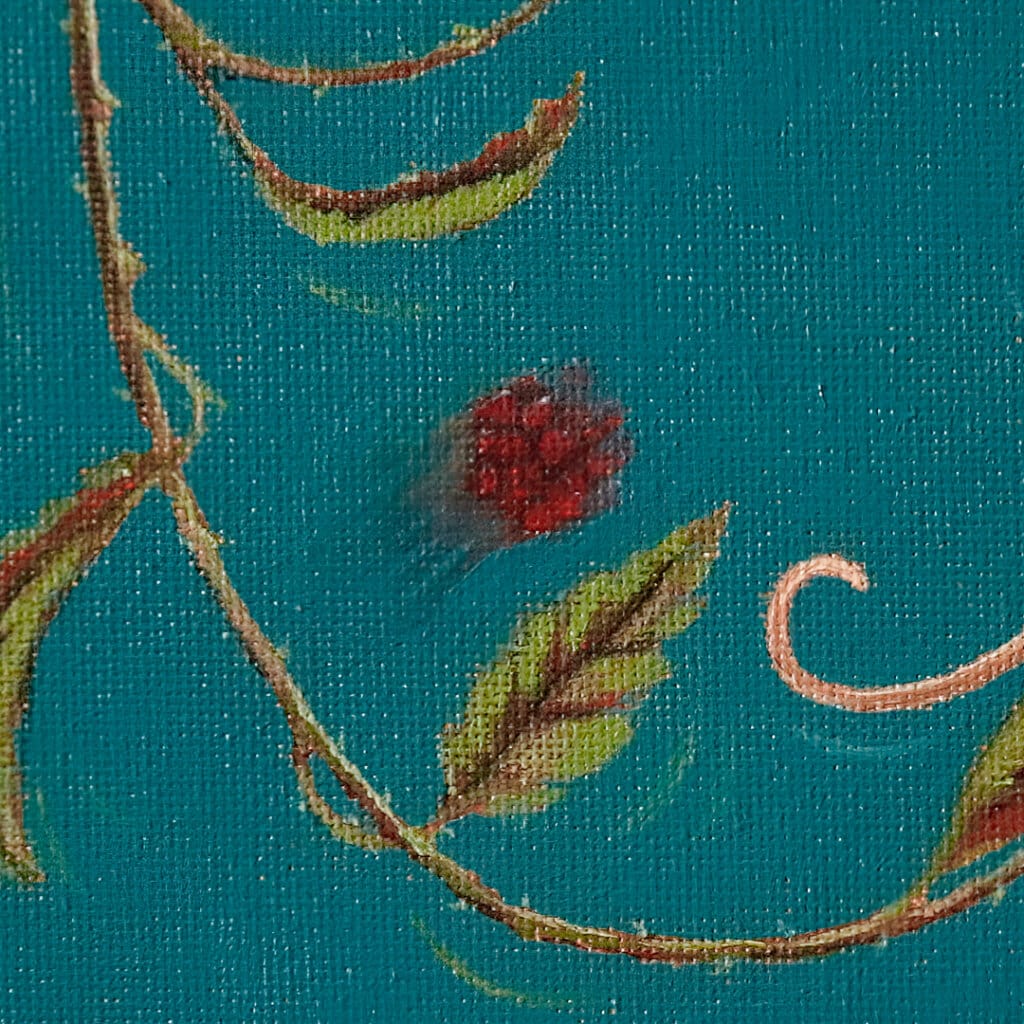 “Twang!” brings the Three Thieves tale to its conclusion as the villains are catapulted from their precarious branch, undone at the very moment they reach for the coveted berry. A comic woodland finale full of motion, mischief, and poetic justice. Painted by renowned UK wildlife artist Ann Richmond, the artwork comes alive with vibrant brush strokes over a richly textured canvas, capturing the delicate interplay of nature in a moment of quiet wonder. Each piece in The Wylde Ones is rendered in Richmond’s fresh, energetic, and gestural new style—a deliberate departure from her works in The Otherwurlde Collection. The backgrounds are carefully matched to hues from a heritage palette we affectionately call “Barrow & Fall”; complementing these striking and distinctive portrayals of British wildlife. Discover the original works and fine-art prints at Otherwurlde.com.