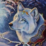 The Quiet Between Worlds, painted by UK fantasy artist Ann Richmond, is a contemplative work depicting two loyal hounds, Teasel and Bracken, alongside a bear, wolf and white raven, all drawn into a moment of rare stillness within the Otherwurlde. Part of the Otherwurlde Collection—and created in collaboration with writer Gary Hyland—this private commission explores themes of pause, presence, and the unseen forces that shape the realm. A one-of-a-kind original, this piece will not be reproduced. Discover more at Otherwurlde.com.