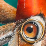 Surveyor of Elsewhere, painted by renowned UK fantasy artist Ann Richmond, is an enigmatic piece of fantasy art featuring a very special hare: a surveyor & map-maker possessed of both special ability and a snappy sense of style. Part of the Otherwurlde Collection—and created in collaboration with writer Gary Hyland—the piece transports viewers into a magical realm where armoured animals and evocative narratives come to life. Offered as affordable art with story, collectors can choose between the original artwork and an exclusive range of fine-art prints. Discover the enchantment at Otherwurlde.com.